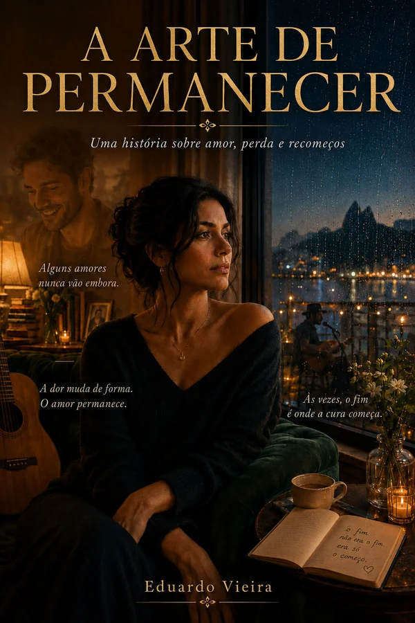 Capa do livro A Arte de Permanecer, de Eduardo Vieira