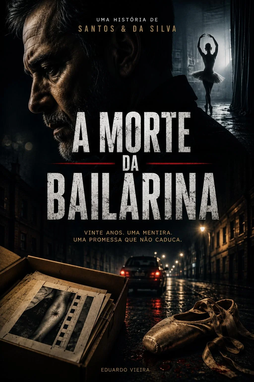 Capa do livro A Morte da Bailarina, de Eduardo Vieira