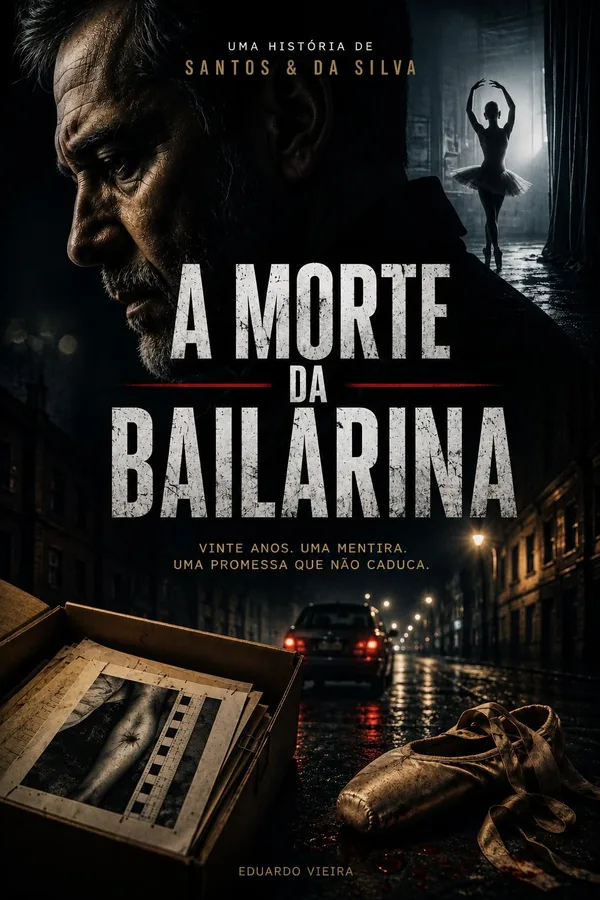 Capa do livro A Morte da Bailarina, de Eduardo Vieira