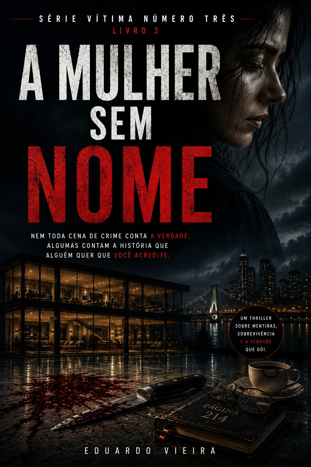 Capa do livro A Mulher Sem Nome, de Eduardo Vieira