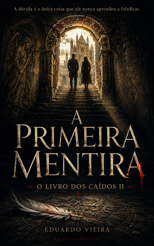 Capa do livro A Primeira Mentira, de Eduardo Vieira