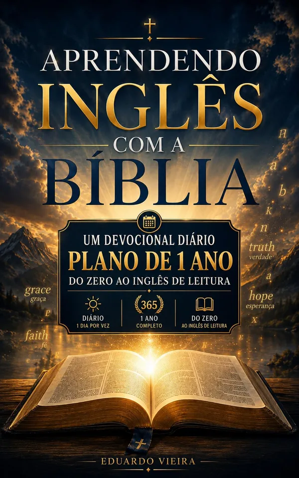 Capa do livro Aprendendo Inglês com a Bíblia, de Eduardo Vieira