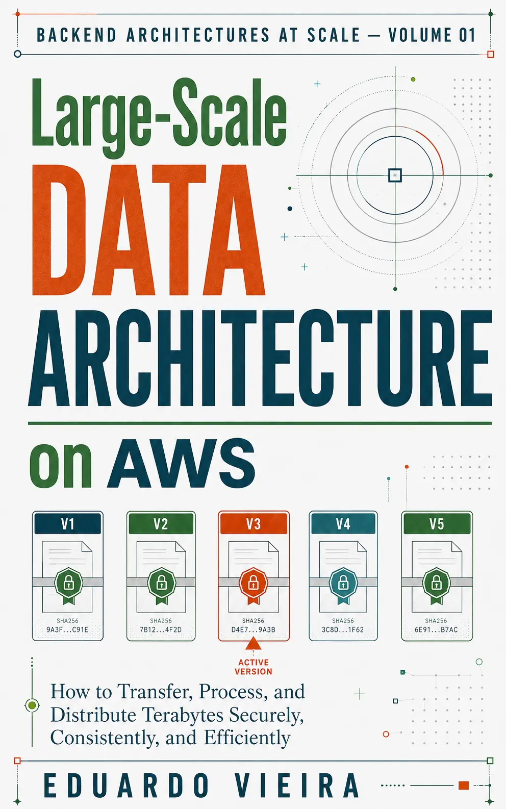 Capa do livro Arquitetura de Dados em Grande Escala na AWS, de Eduardo Vieira