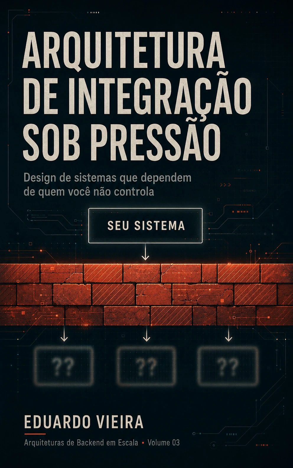 Capa do livro Arquitetura de Integração sob Pressão, de Eduardo Vieira