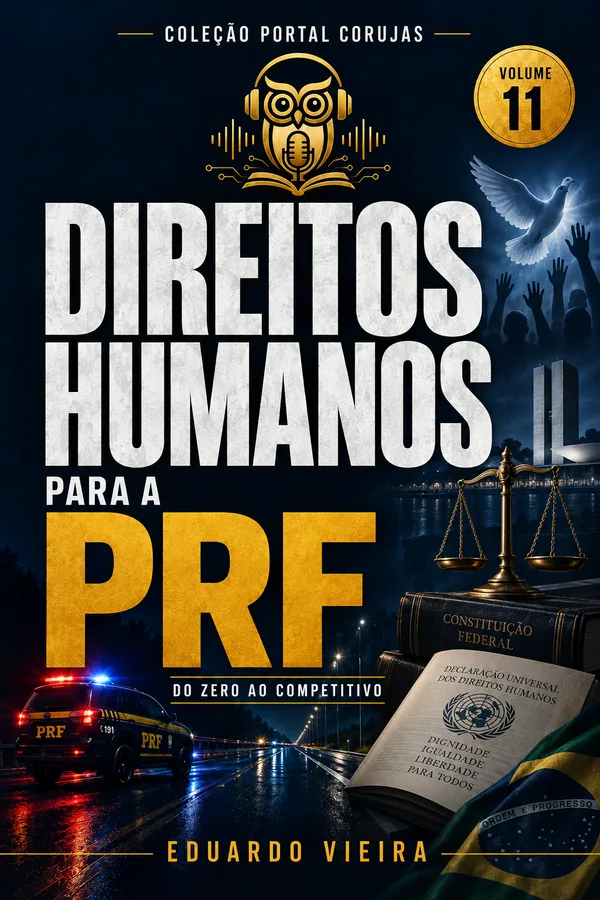Capa do livro Direitos Humanos para a PRF, de Eduardo Vieira