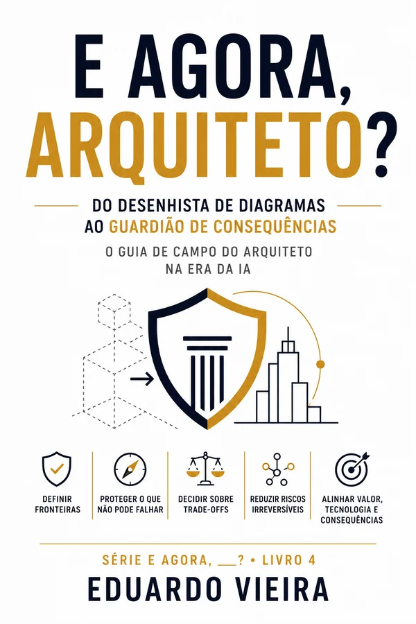 Capa do livro E Agora, Arquiteto?, de Eduardo Vieira