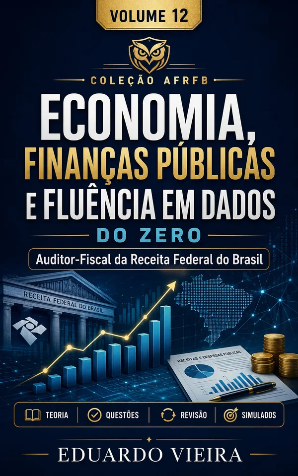 Capa do livro Economia, Finanças Públicas e Fluência em Dados do Zero, de Eduardo Vieira
