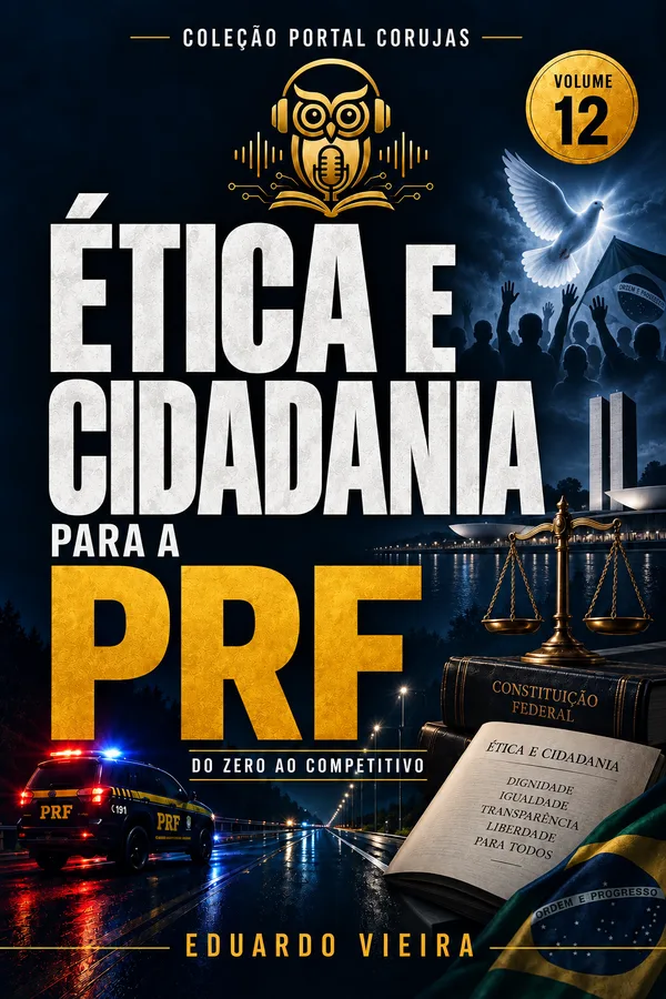Capa do livro Ética e Cidadania para a PRF, de Eduardo Vieira