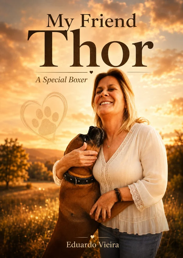 Capa do livro Meu Amigo Thor: Um Boxer Especial, de Eduardo Vieira