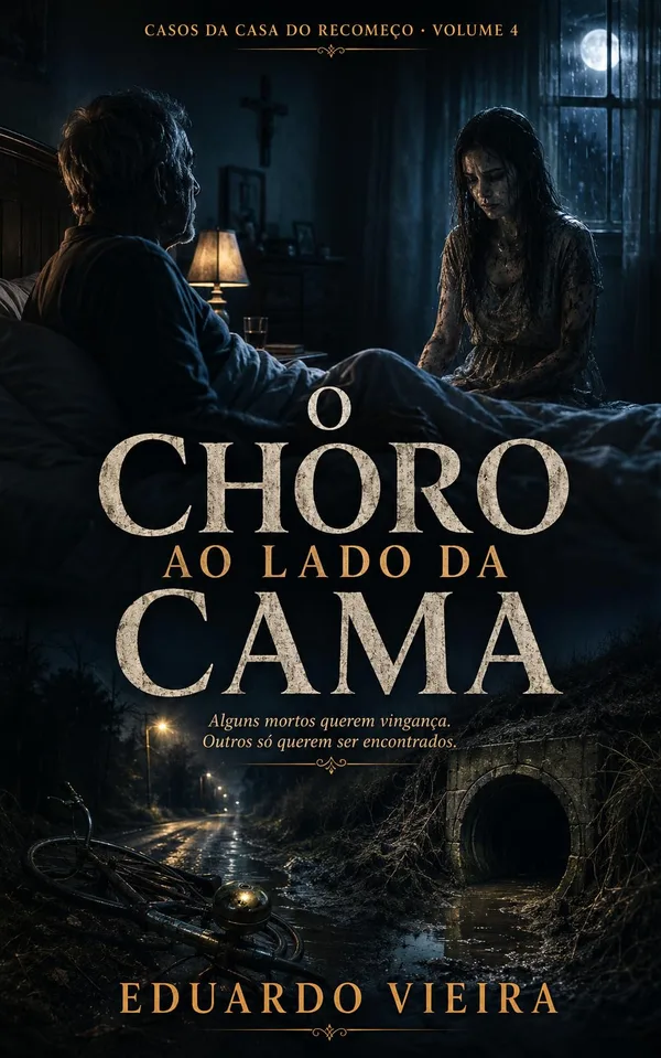 Capa do livro O Choro ao Lado da Cama, de Eduardo Vieira