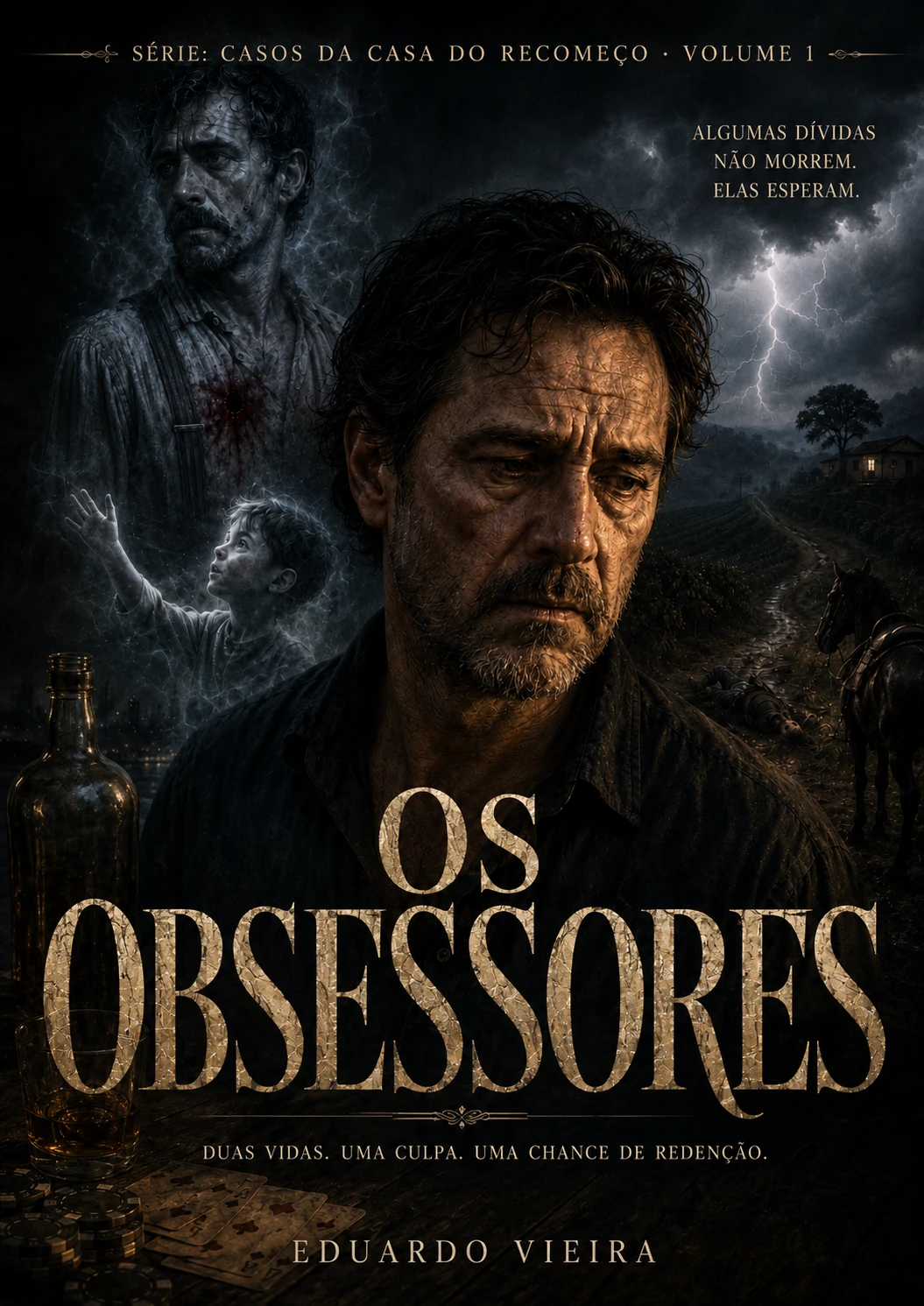 Capa do livro Os Obsessores, de Eduardo Vieira