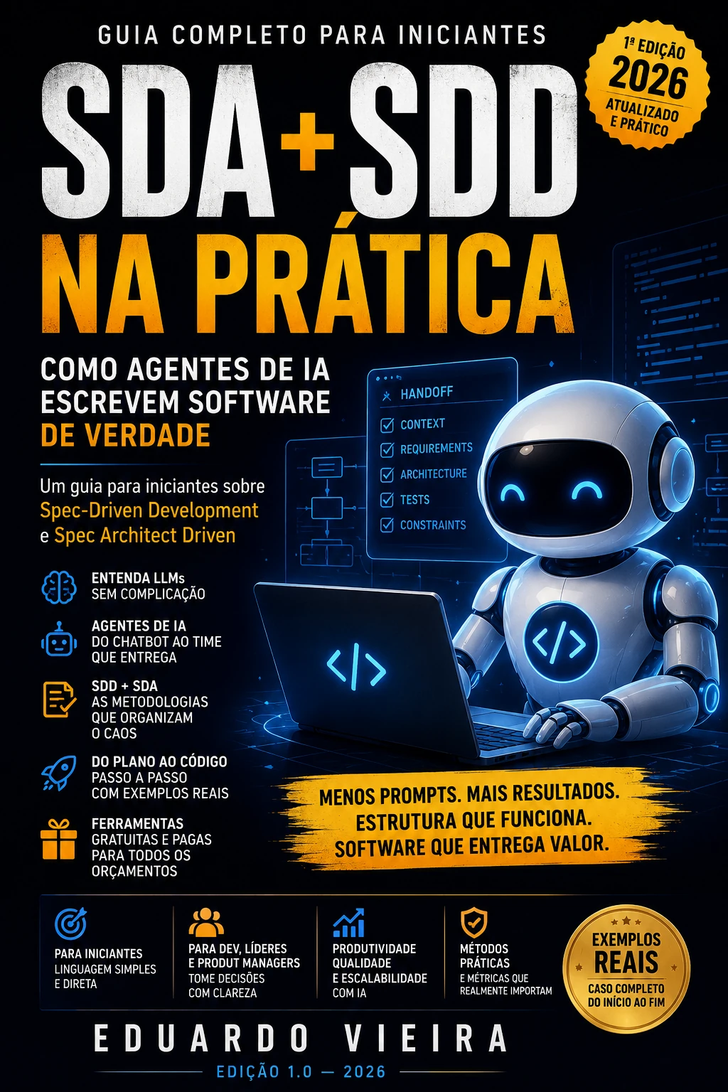 Capa do livro SDA + SDD Na Prática, de Eduardo Vieira